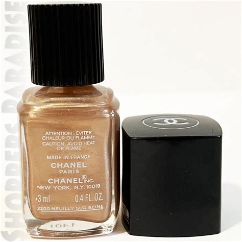 chanel le vernis golden sand